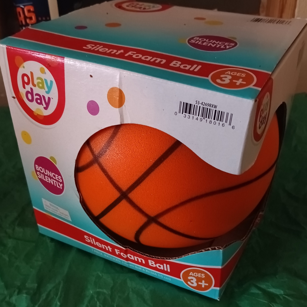 Orange Silent Foam Ball for Kids--Being Sold By My Autistic Son, Jared